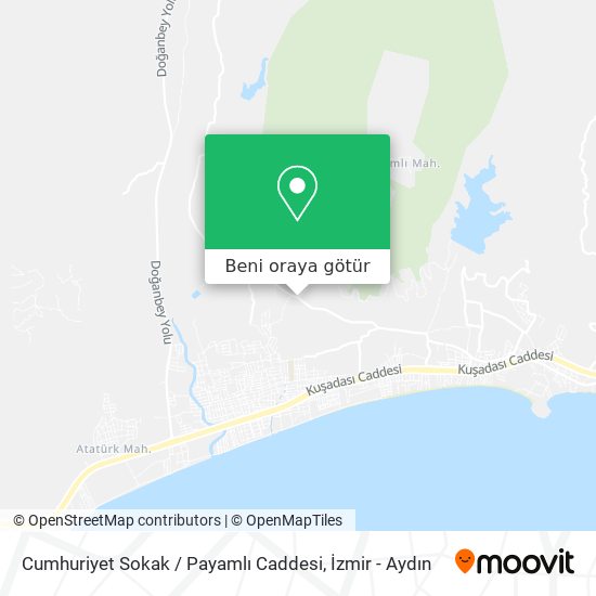 Cumhuriyet Sokak / Payamlı Caddesi harita