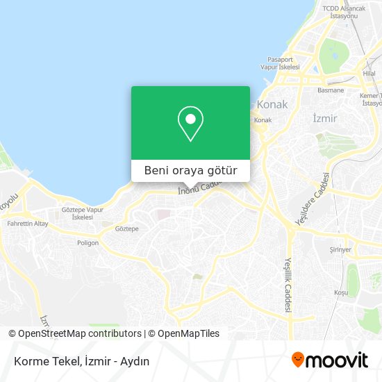 Korme Tekel harita