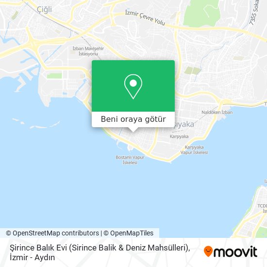 Şirince Balık Evi (Sirince Balik & Deniz Mahsülleri) harita