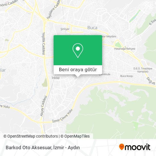 Barkod Oto Aksesuar harita