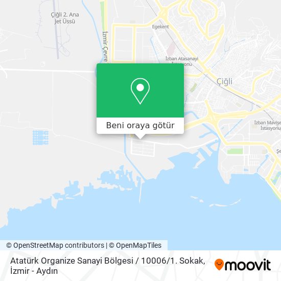 Atatürk Organize Sanayi Bölgesi / 10006 / 1. Sokak harita