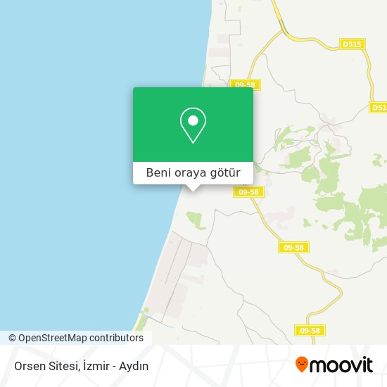 Orsen Sitesi harita
