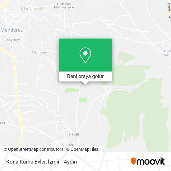 Kona Küme Evler harita