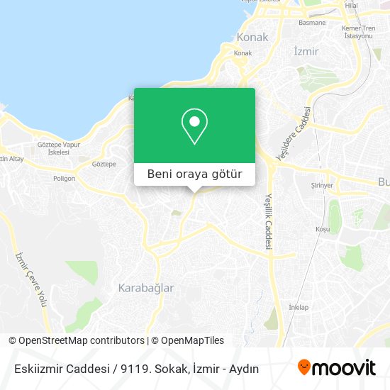 Eskiizmir Caddesi / 9119. Sokak harita