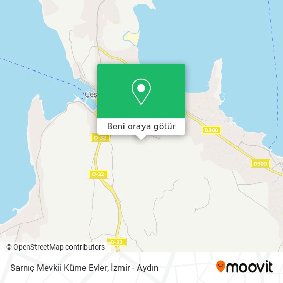 Sarnıç Mevkii Küme Evler harita