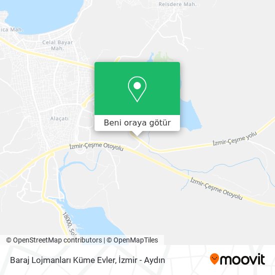 Baraj Lojmanları Küme Evler harita