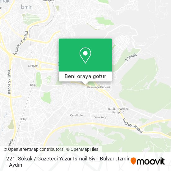 221. Sokak / Gazeteci Yazar İsmail Sivri Bulvarı harita