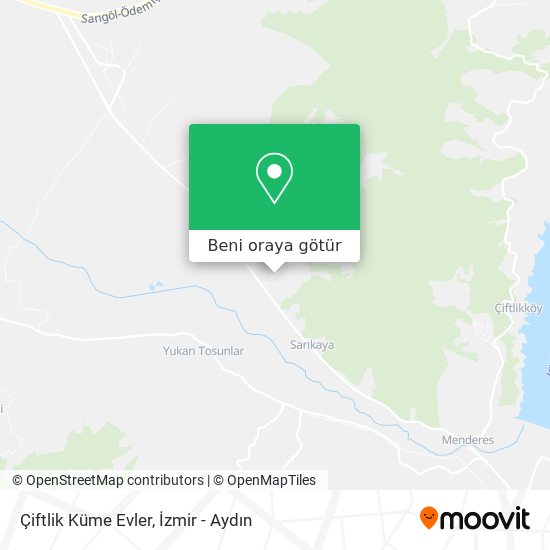 Çiftlik Küme Evler harita