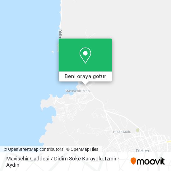 Mavişehir Caddesi / Didim Söke Karayolu harita