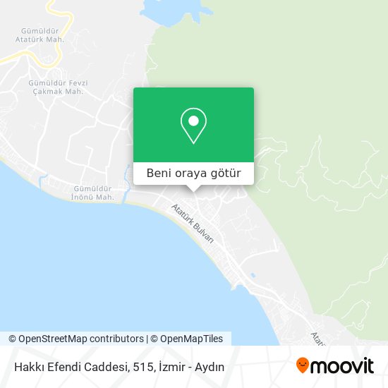 Hakkı Efendi Caddesi, 515 harita