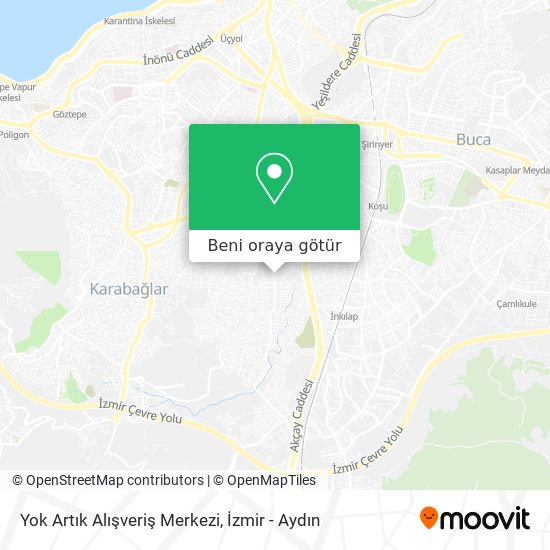Yok Artık Alışveriş Merkezi harita