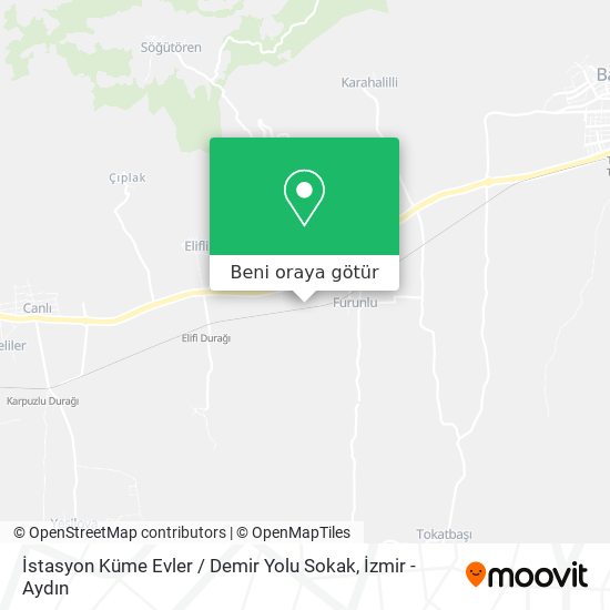 İstasyon Küme Evler / Demir Yolu Sokak harita