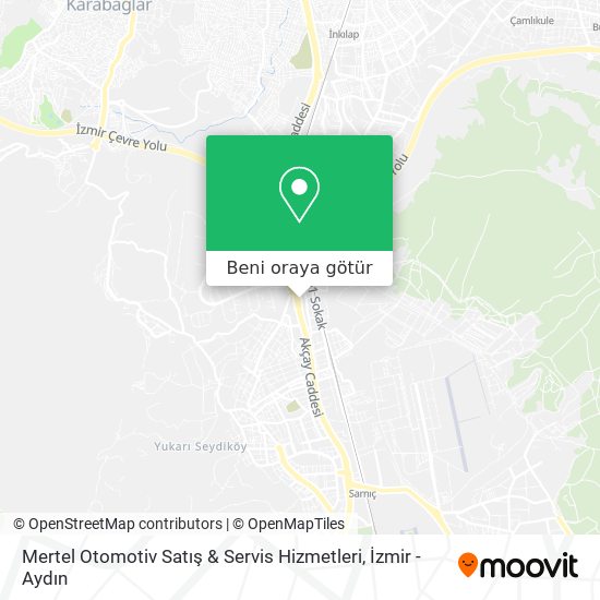 Mertel Otomotiv Satış & Servis Hizmetleri harita
