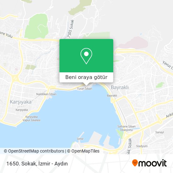 1650. Sokak harita