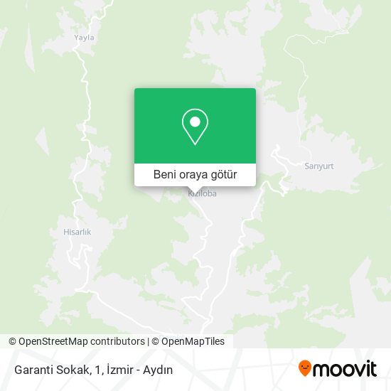 Garanti Sokak, 1 harita