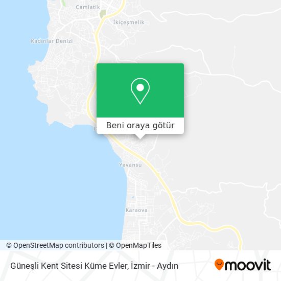Güneşli Kent Sitesi Küme Evler harita