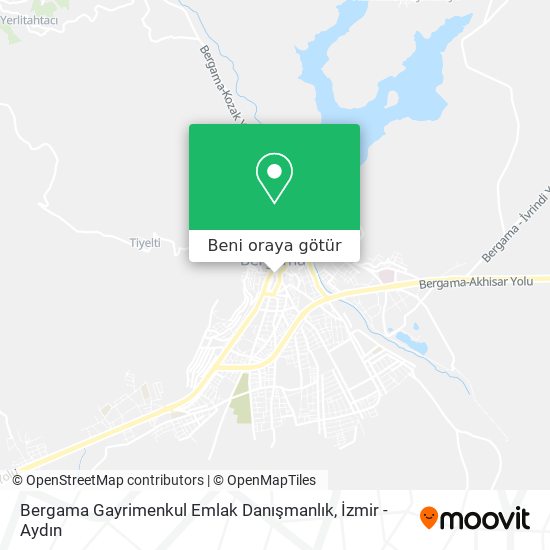 Bergama Gayrimenkul Emlak Danışmanlık harita