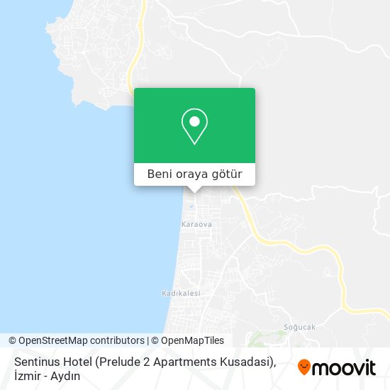 Sentinus Hotel (Prelude 2 Apartments Kusadasi) harita