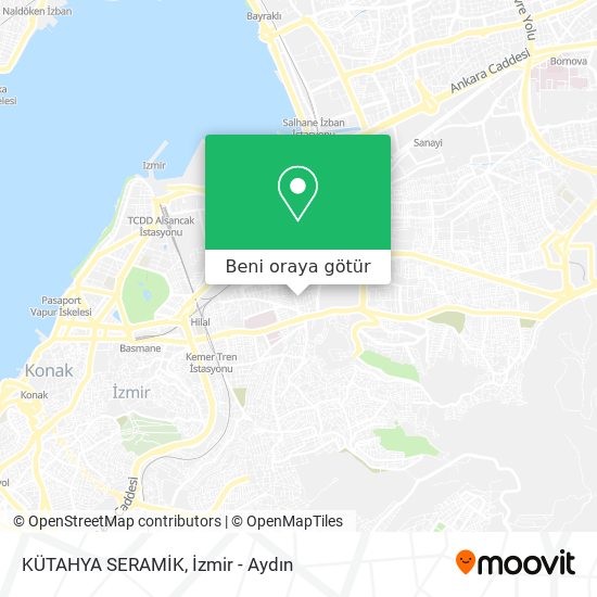 KÜTAHYA SERAMİK harita