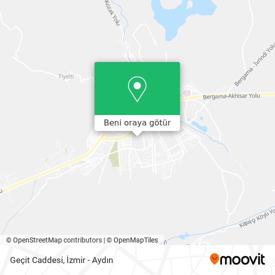 Geçit Caddesi harita