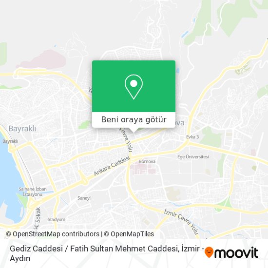 Gediz Caddesi / Fatih Sultan Mehmet Caddesi harita