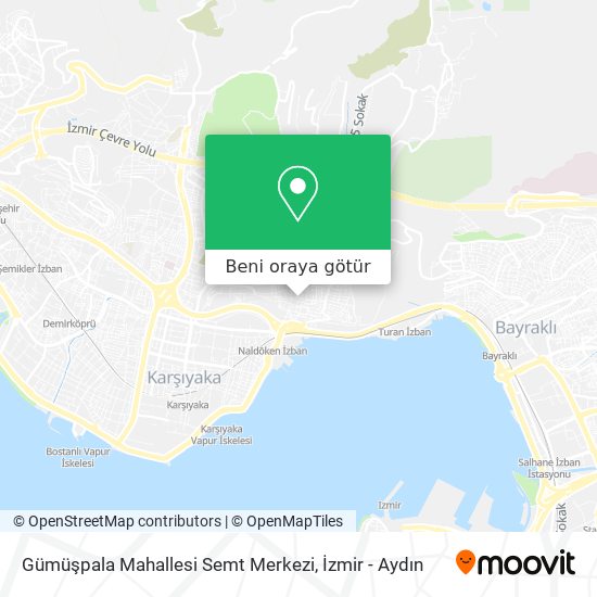 Gümüşpala Mahallesi Semt Merkezi harita