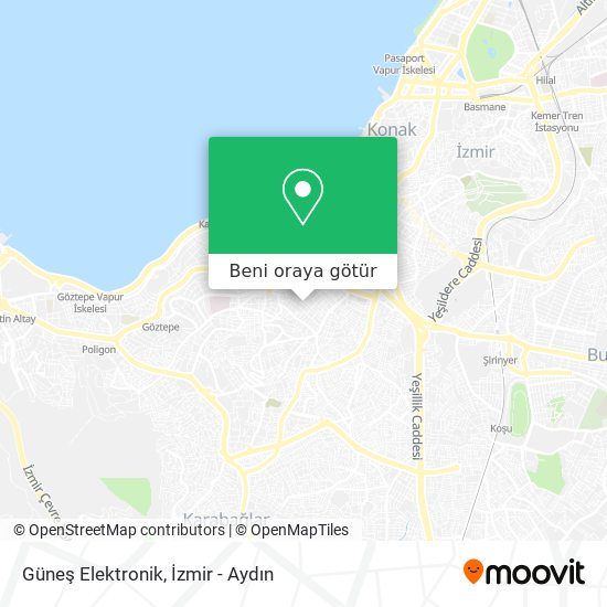 Güneş Elektronik harita