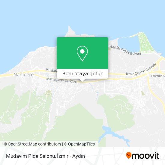 Mudavim Pide Salonu harita