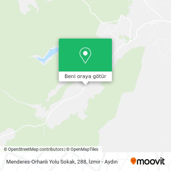 Menderes-Orhanlı Yolu Sokak, 288 harita