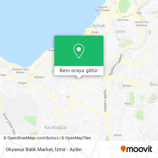 Okyanus Balık Market harita