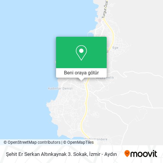 Şehit Er Serkan Altınkaynak 3. Sokak harita