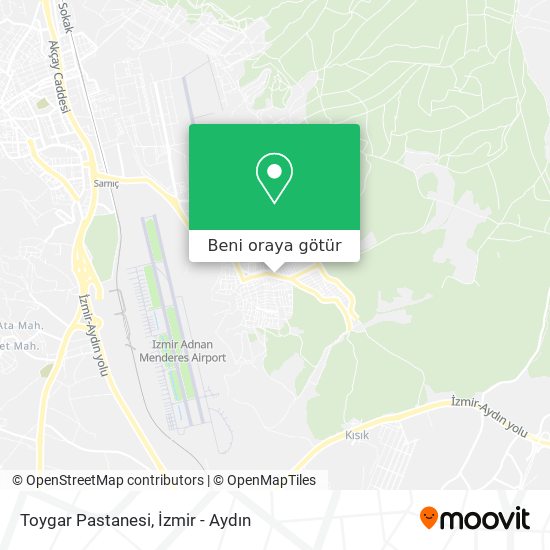 Toygar Pastanesi harita