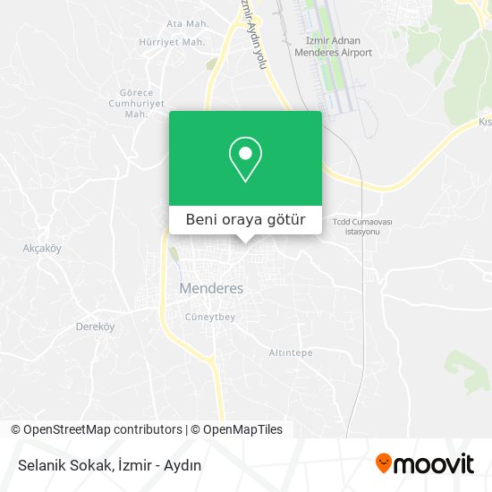 Selanik Sokak harita