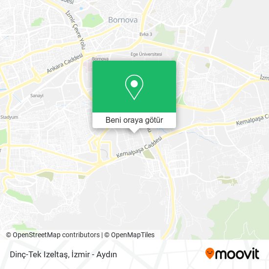 Dinç-Tek Izeltaş harita