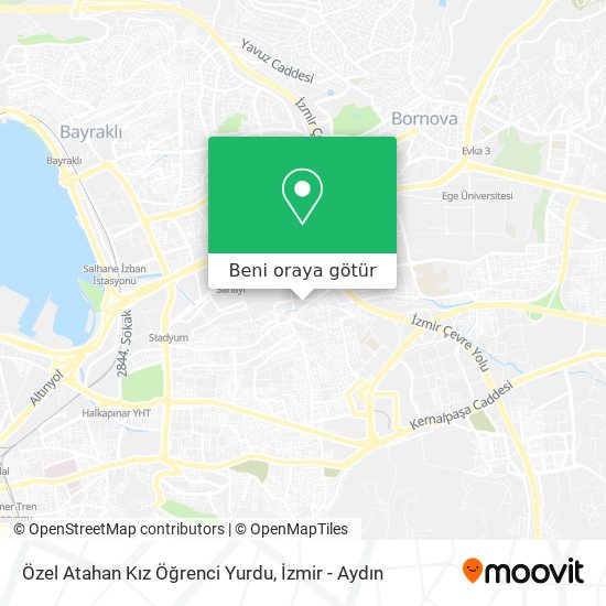 Özel Atahan Kız Öğrenci Yurdu harita
