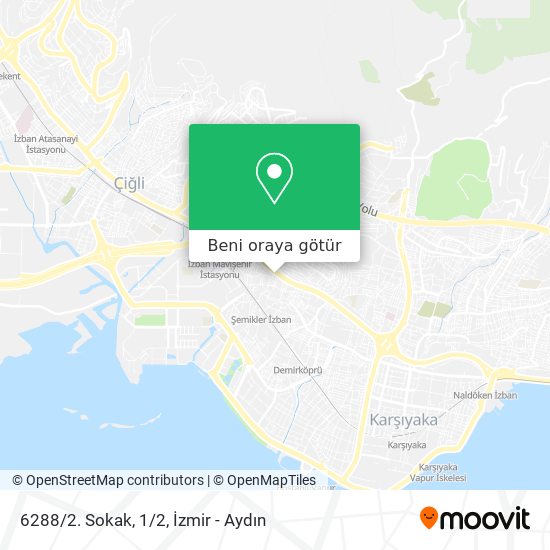 6288/2. Sokak, 1/2 harita