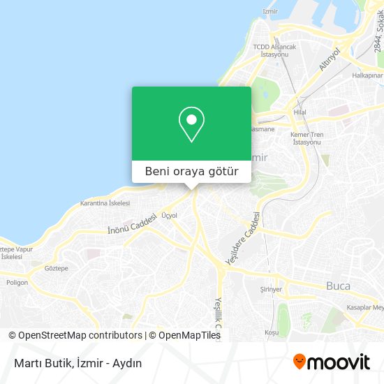 Martı Butik harita