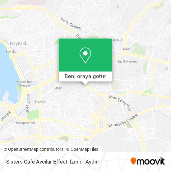 Sısters Cafe Avcılar Effect harita