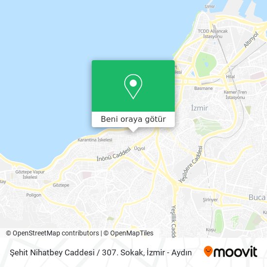 Şehit Nihatbey Caddesi / 307. Sokak harita
