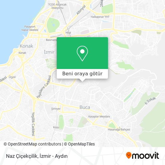 Naz Çiçekçilik harita