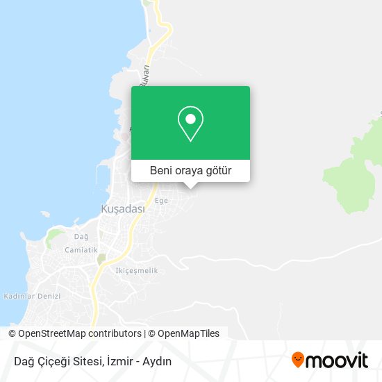 Dağ Çiçeği Sitesi harita