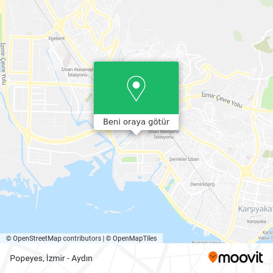 Popeyes harita