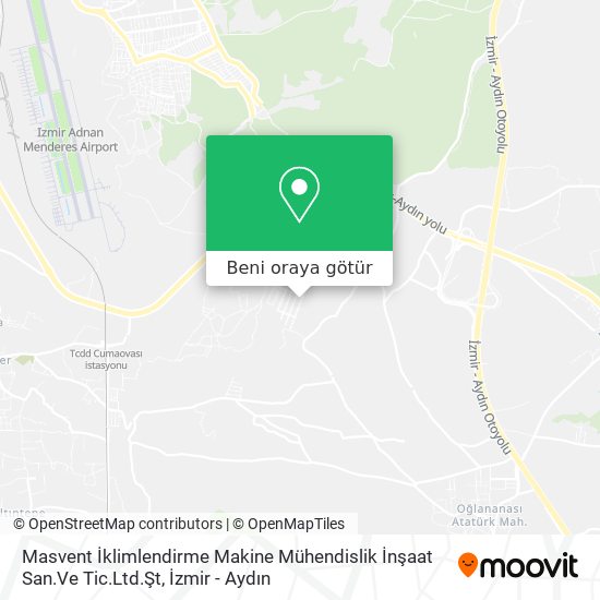 Masvent   İklimlendirme Makine Mühendislik İnşaat San.Ve Tic.Ltd.Şt harita