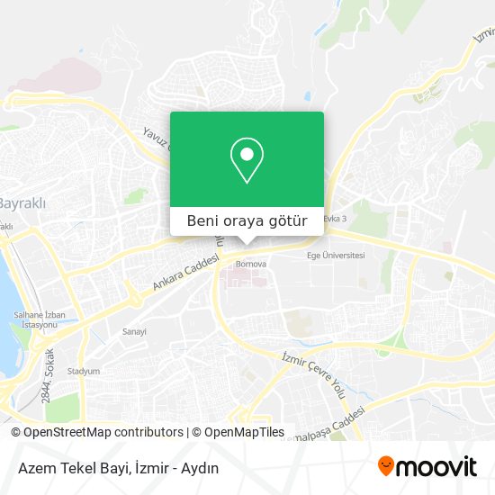 Azem Tekel Bayi harita