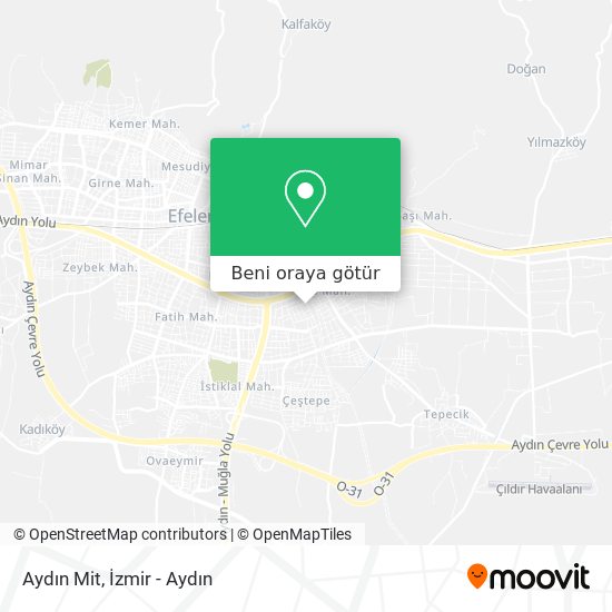 Aydın Mit harita