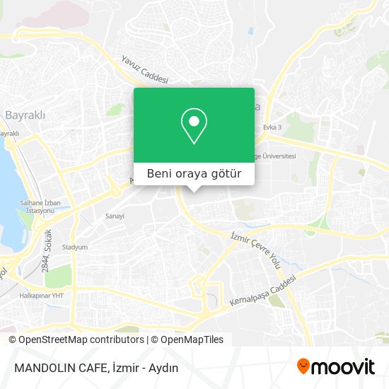 MANDOLIN CAFE harita