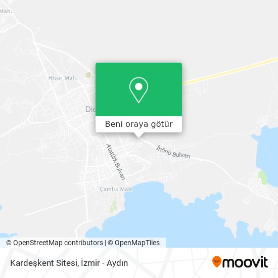 Kardeşkent Sitesi harita