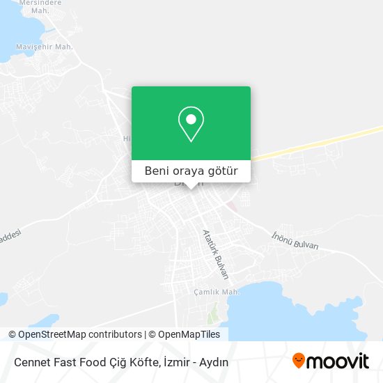 Cennet Fast Food Çiğ Köfte harita