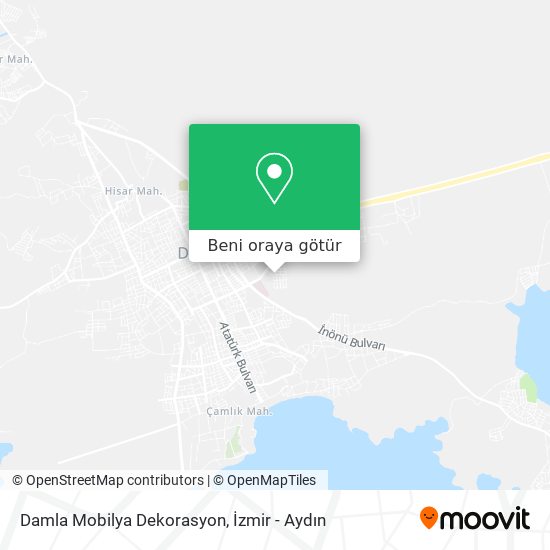 Damla Mobilya Dekorasyon harita