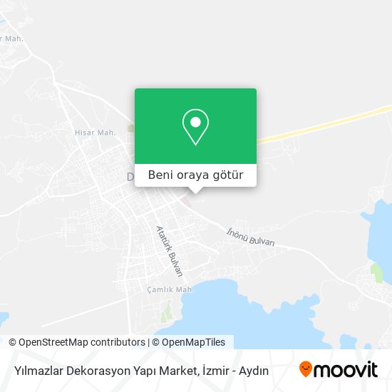 Yılmazlar Dekorasyon Yapı Market harita
